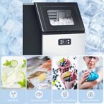 Komercinis ledo kubelių generatorius 45 kg/24h su 11 kg talpa ir LCD ekranu – Paveikslėlis 8