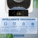 Kompaktiška 4 kg skalbinių džiovyklė su 60°C higienos programa – Paveikslėlis 4