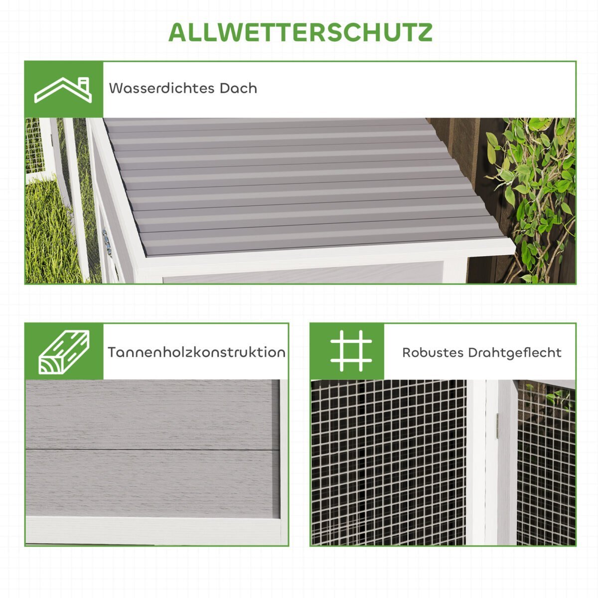 L formos dviaukštė vištidė su dviem nameliais ir voljeru – Paveikslėlis 6