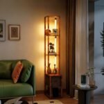LED toršeras su integruotomis lentynomis ir stalčiumi bei reguliuojamu apšvietimu – Paveikslėlis 7