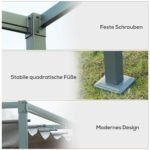Laisvai pastatoma pergola su istraukiamu stogu 6