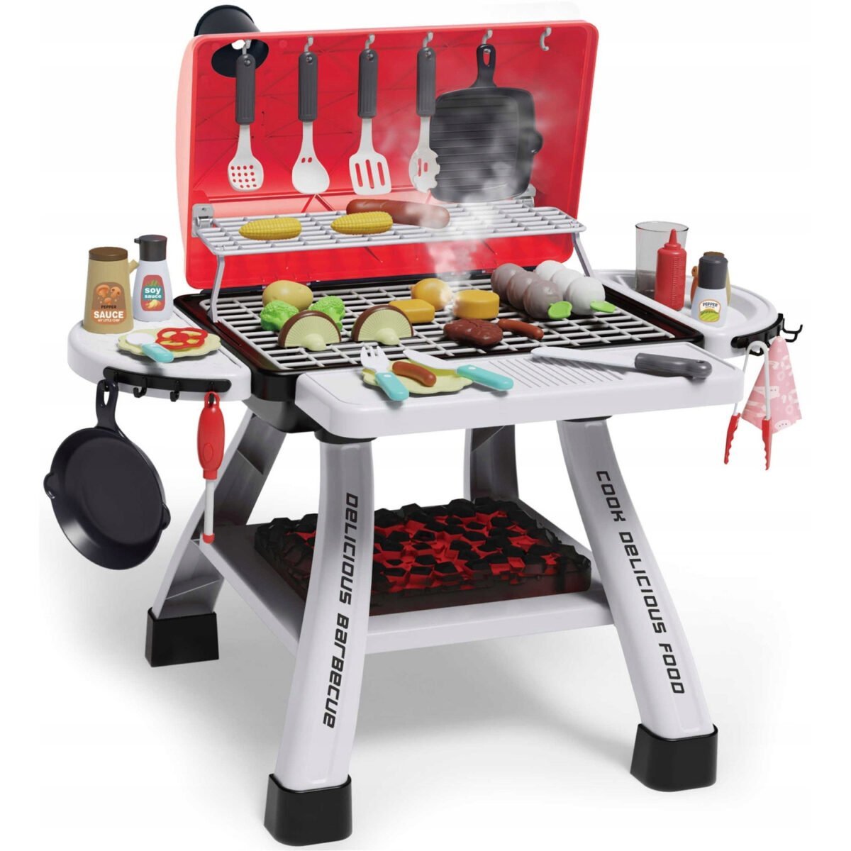 Lauko kepsninės rinkinys su dūmų ir šviesos efektais bei 41 priedu – Paveikslėlis 7