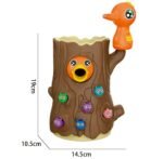 Magnetinis vikrumo ir kirminėlių gaudymo žaidimas 3in1