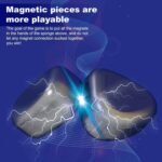 Magnetinių akmenų žaidimo rinkinys su 20 akmenų