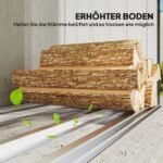 Malkinė pakeltu pagrindu ir nuožulniu stogu – Paveikslėlis 5