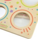 Medinė Montessori sensorinė lenta su veidrodžiais ir lupa – Paveikslėlis 5