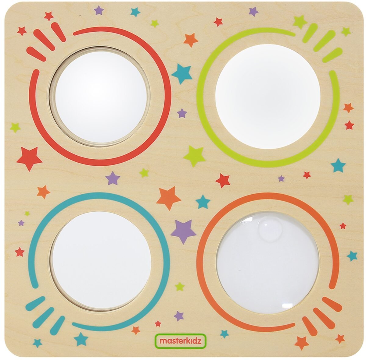 Medinė Montessori sensorinė lenta su veidrodžiais ir lupa – Paveikslėlis 7