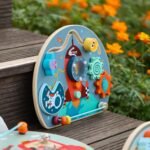 Medinė lavinimo lenta 6in1, raketos formos – Paveikslėlis 9