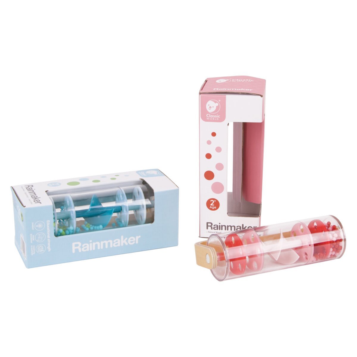 Medinė lietaus lazdelė su raudonais kamuoliukais – Paveikslėlis 12