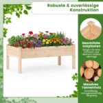 Medinė pakelta lysvė su drenažinėmis angomis (Natūrali) – Paveikslėlis 5