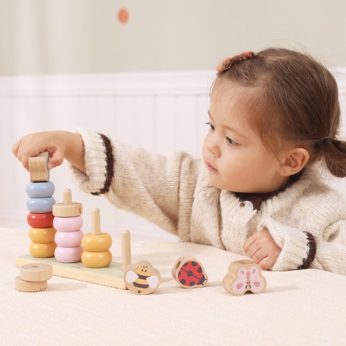 Medinė skaičiavimo dėlionė su vabaliukais – Paveikslėlis 3