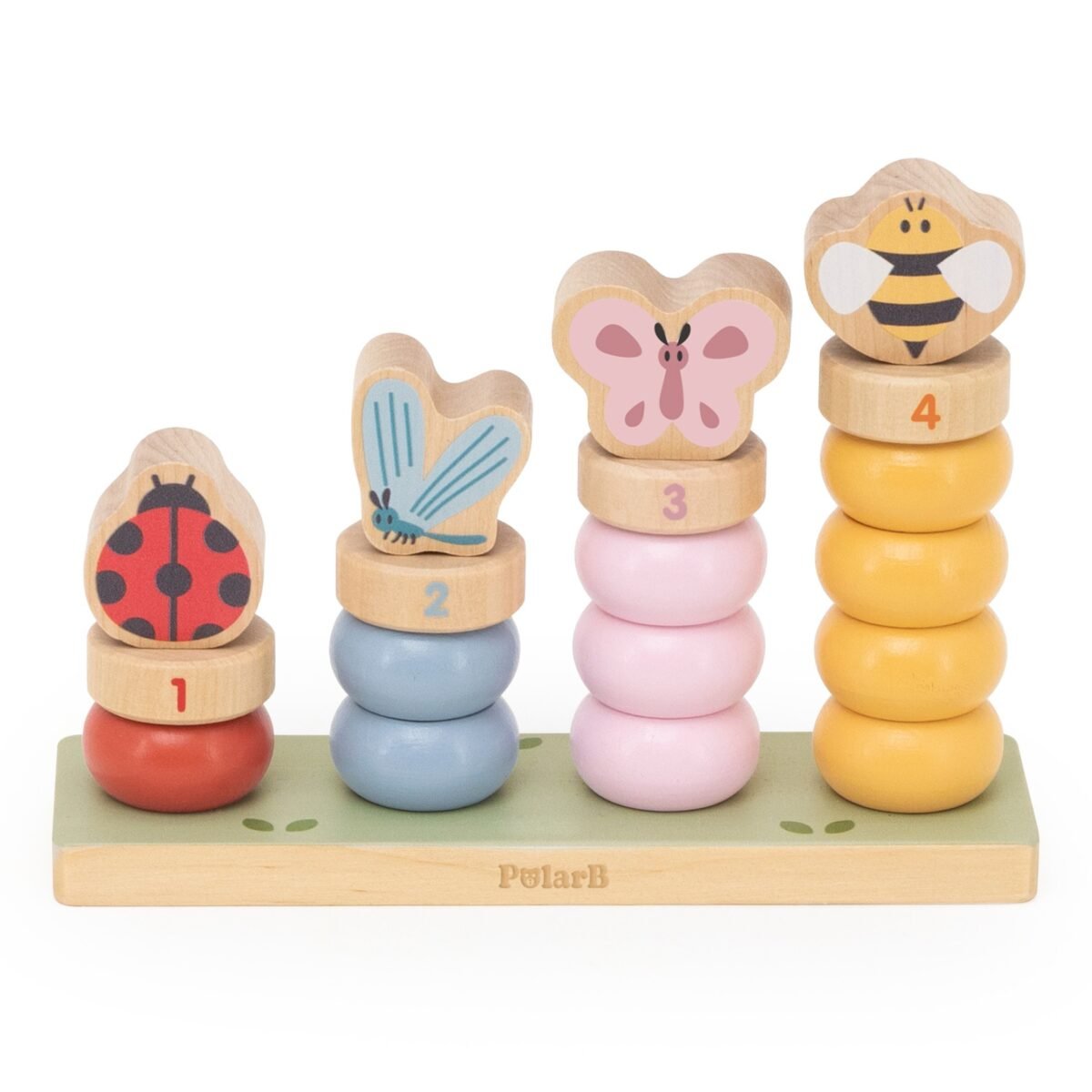 Medinė skaičiavimo dėlionė su vabaliukais – Paveikslėlis 4