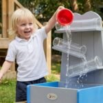 Medinė vandens kaskada su latakais ir talpykla – Paveikslėlis 2