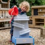 Medinė vandens kaskada su latakais ir talpykla – Paveikslėlis 4