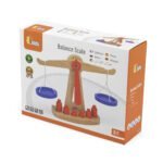 Medinės parduotuvės svarstyklės su svareliais – Paveikslėlis 3