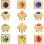 Medinės spalvotos deimantinės kaladėlės lavinimo lentai