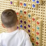 Medinės spalvotos deimantinės kaladėlės lavinimo lentai, 72 vnt. – Paveikslėlis 5