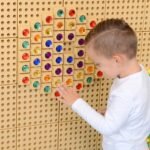 Medinės spalvotos deimantinės kaladėlės lavinimo lentai, 72 vnt. – Paveikslėlis 6