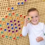 Medinės spalvotos deimantinės kaladėlės lavinimo lentai, 72 vnt. – Paveikslėlis 7