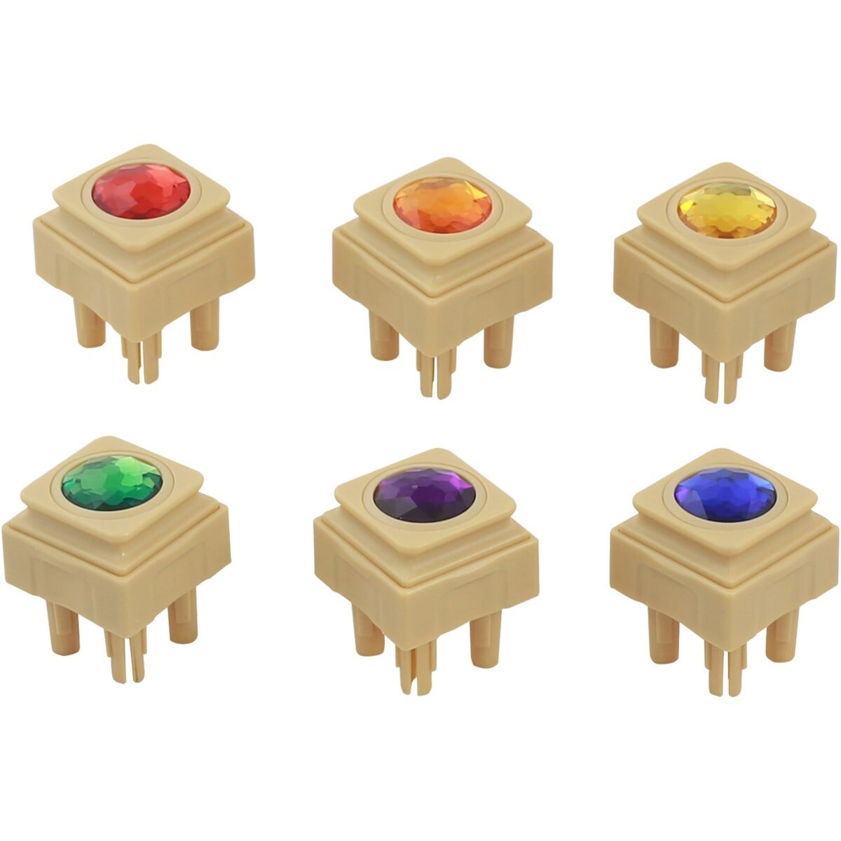 Medinės spalvotos deimantinės kaladėlės lavinimo lentai, 72 vnt. – Paveikslėlis 8