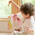 Medinės veriamosios kaladėlės su nameliu ir raktu, 11 dalių – Paveikslėlis 8