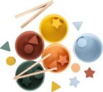 Mediniai Montessori rūšiavimo dubenėliai – Paveikslėlis 2