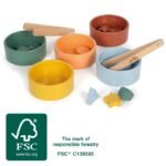 Mediniai Montessori rūšiavimo dubenėliai – Paveikslėlis 3