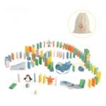 Medinis Montessori domino su jūrų gyvūnais ir kliūtimis