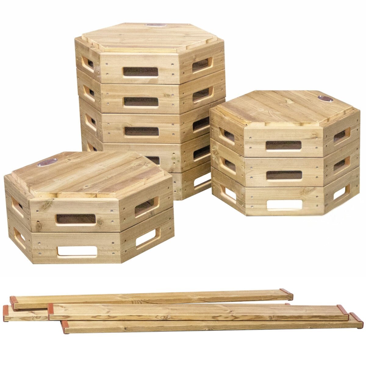 Medinis XXL modulinis balanso ir motorikos takas – Paveikslėlis 4