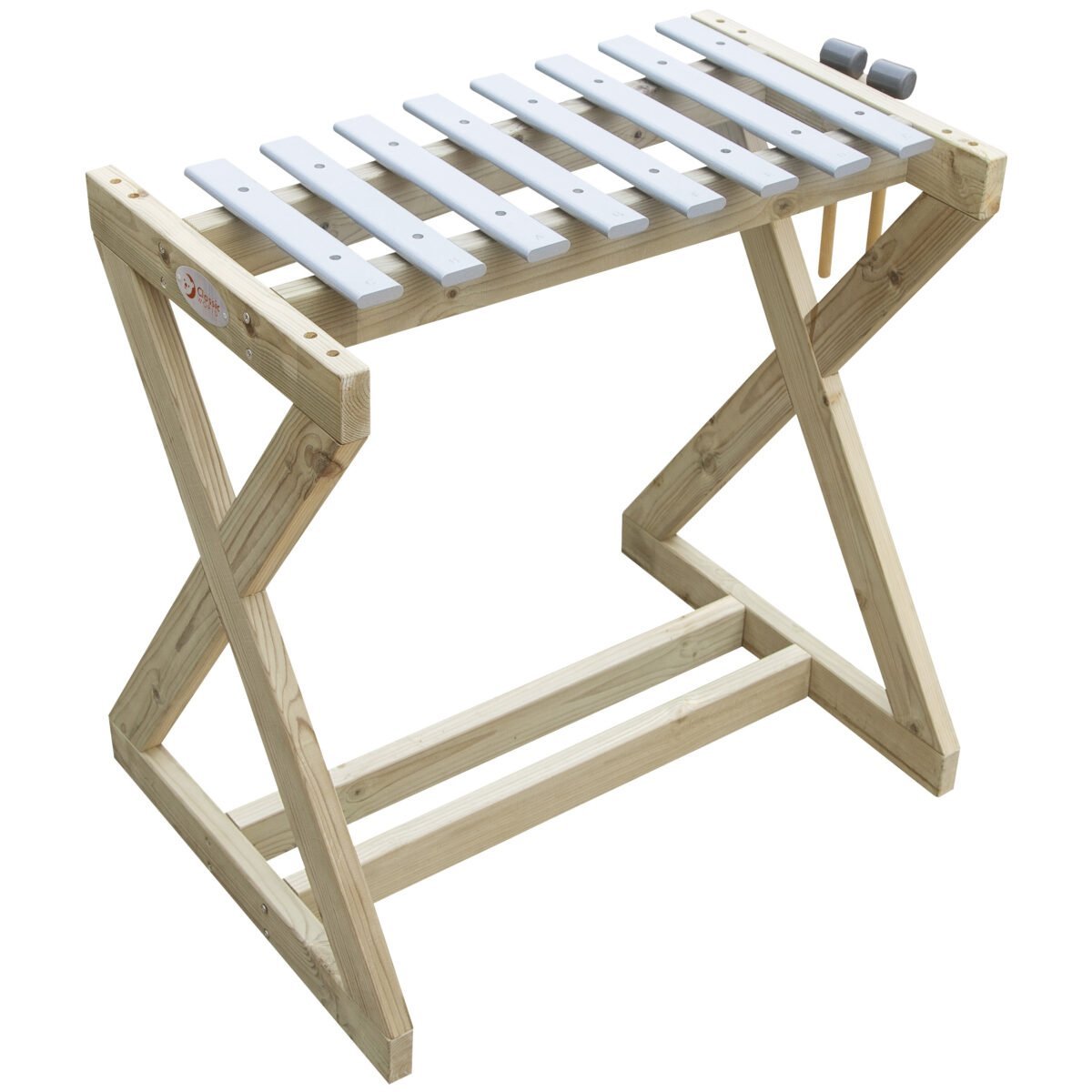 Medinis lauko metalofonas su lazdelėmis – Paveikslėlis 2