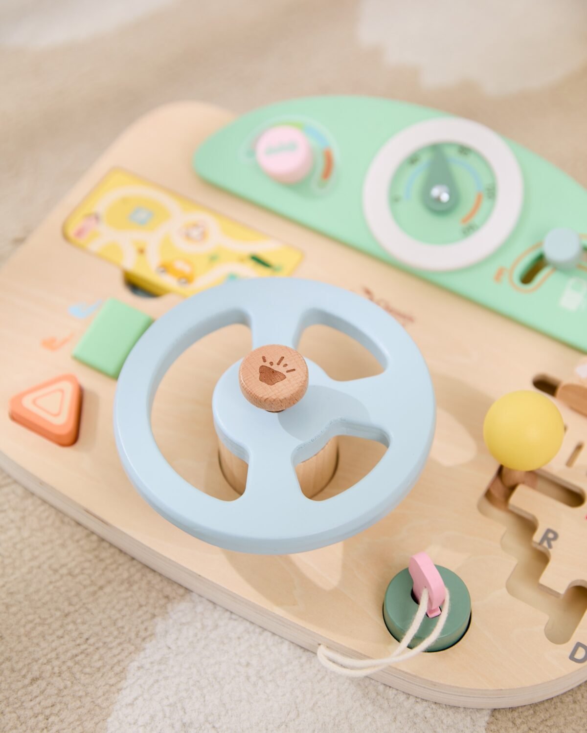 Medinis lavinamasis vairavimo pultas su garsais ir priedais – Paveikslėlis 13