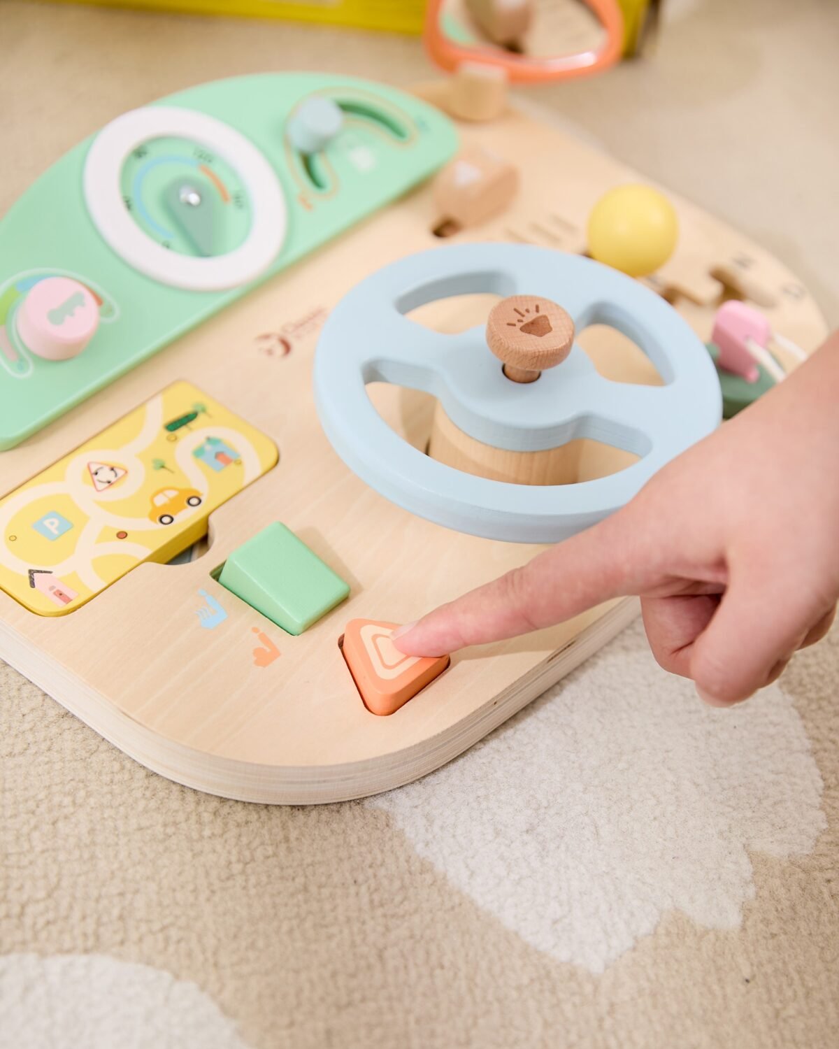 Medinis lavinamasis vairavimo pultas su garsais ir priedais – Paveikslėlis 9