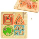 Medinis magnetinis labirintas rašymui ir motorikai