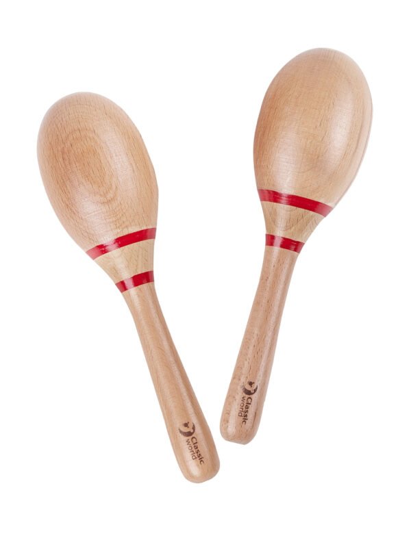 Medinis marakų komplektas muzikai ir ritmui