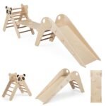 Medinis sulankstomas Montessori laipiojimo rinkinys (Natūrali) – Paveikslėlis 2