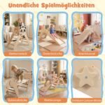 Medinis sulankstomas Montessori laipiojimo rinkinys (Natūrali) – Paveikslėlis 4