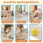 Medinis sulankstomas Montessori laipiojimo rinkinys (Smėlio) – Paveikslėlis 3