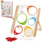 Medinis taiklumo žaidimas su maišeliais