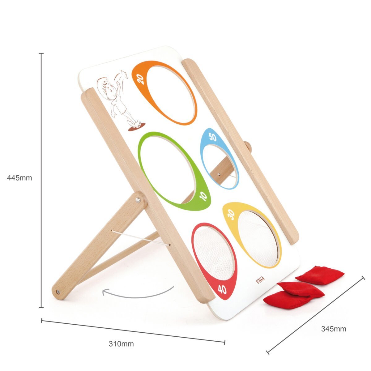 Medinis taiklumo žaidimas su maišeliais – Paveikslėlis 9