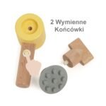 Medinis vaikiškas kirpėjo rinkinys su diržu, 8 dalių