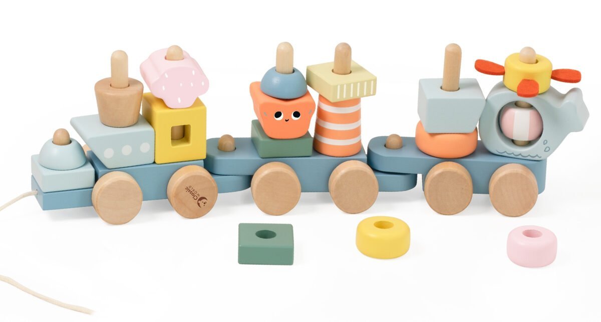 Medinis vandenyno traukinukas-rūšiuoklis 28 dalių – Paveikslėlis 2