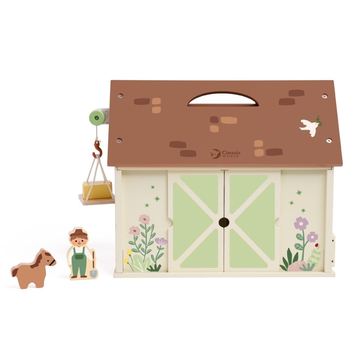 Medinis vintažinis ūkis su figūrėlėmis, 17 dalių – Paveikslėlis 7