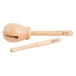 Medinis vudblokas su mušamąja lazdele – Paveikslėlis 2