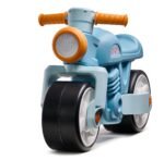 Retro paspiriamas motociklas tyliais ratais 1+