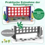 Milžiniškas strateginis žaidimas vaikams 4-in-1 (Raudona) – Paveikslėlis 5