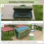 Mini anglinis grilis-lagaminas – Paveikslėlis 5