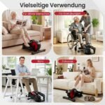 Mini elipsinis treniruoklis su reguliuojamu magnetiniu pasipriešinimu ir LCD monitoriumi (Juoda) – Paveikslėlis 3