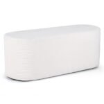 Minkštas pufas-suoliukas su kordiniu audiniu 120 cm (Smėlio)