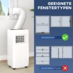 Mobilus 3in1 oro kondicionierius su LED ekranu ir laikmačiu