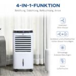 Mobilus 4-in-1 oro aušintuvas su 10 l vandens talpa